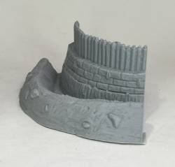 Roman Turf and Timber curve section (28mm)